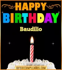 GIF GiF Happy Birthday Baudilio